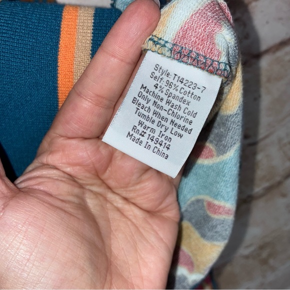 Johnny Was The Janie Favorite Raglan Sleeve Sweatshirt Size Large - Picture 6 of 6